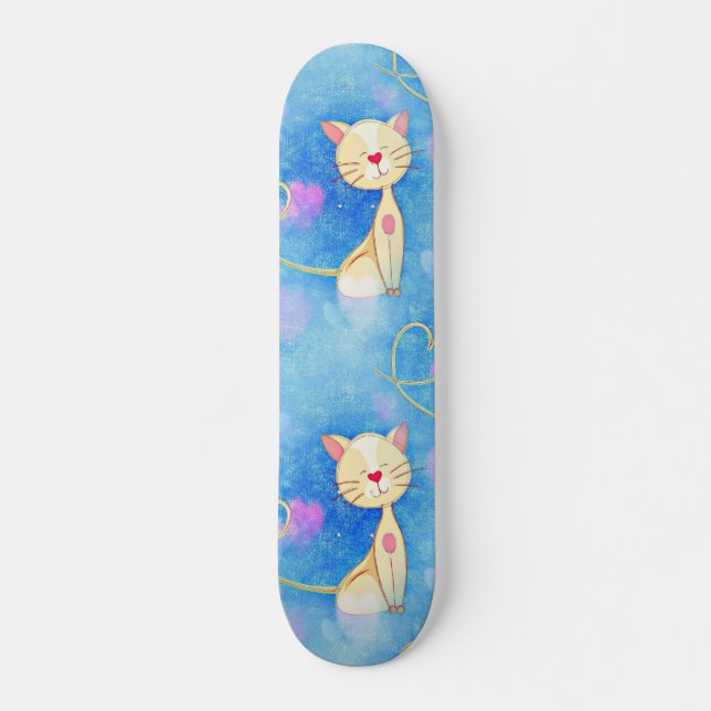 Dreaming Cat Skateboard (Vorne)