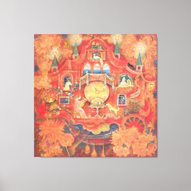 Dreaming Clock: The Automaton of Memories Leinwanddruck (Vorderseite)