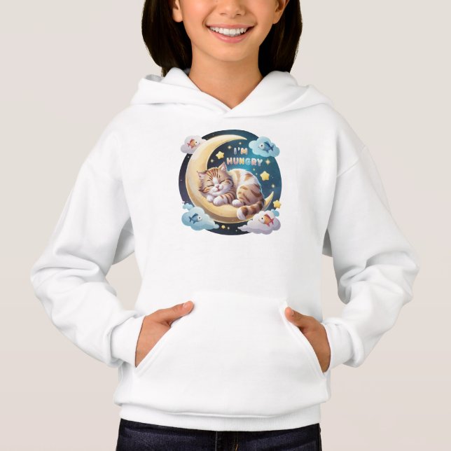 Dreaming Kitten Hoodie (Vorderseite)