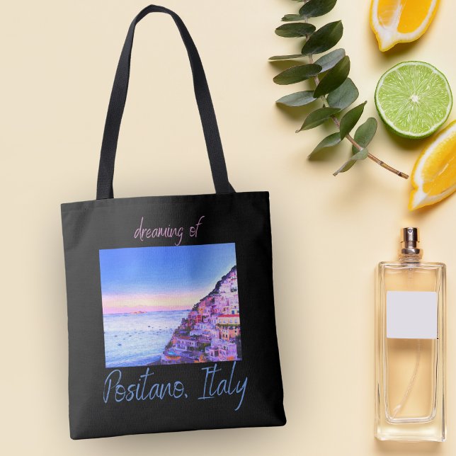 Dreaming of Sunset Over Positano, Italien Tasche (Carry the beauty of Positano with you, wherever you go.)