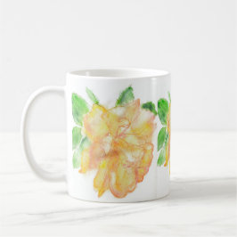 Dreaming Spires Gelbe Rose Kaffeetasse