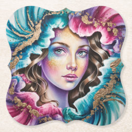 Dreamlike Art Portrait Untersetzer Set