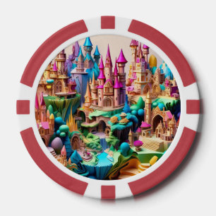 "Dreamlike Fantasy Worlds" Pokerchips