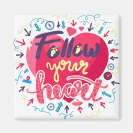 Dreams come true, Inspirational quotes Magnet