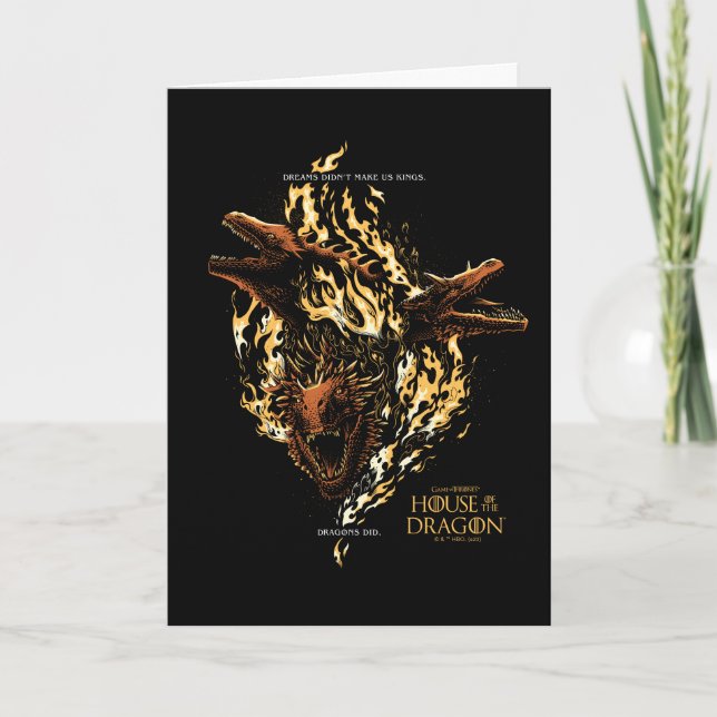 Dreams Didn't Make Us Kings. Dragons Did. Karte (Vorderseite)