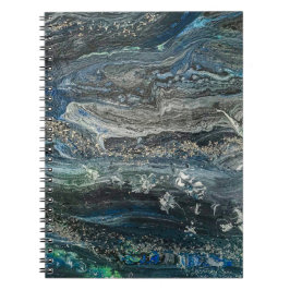 Dreams of the Ocean'20 abstract painting Notebook Notizblock