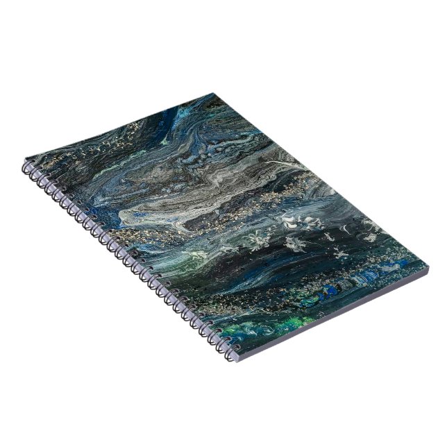 Dreams of the Ocean'20 abstract painting  Notizblock (Rechte Seite)