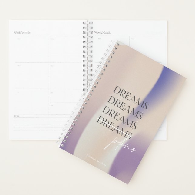 Dreams to Plans Personalized Gradient Planner Planer (Anzeige)