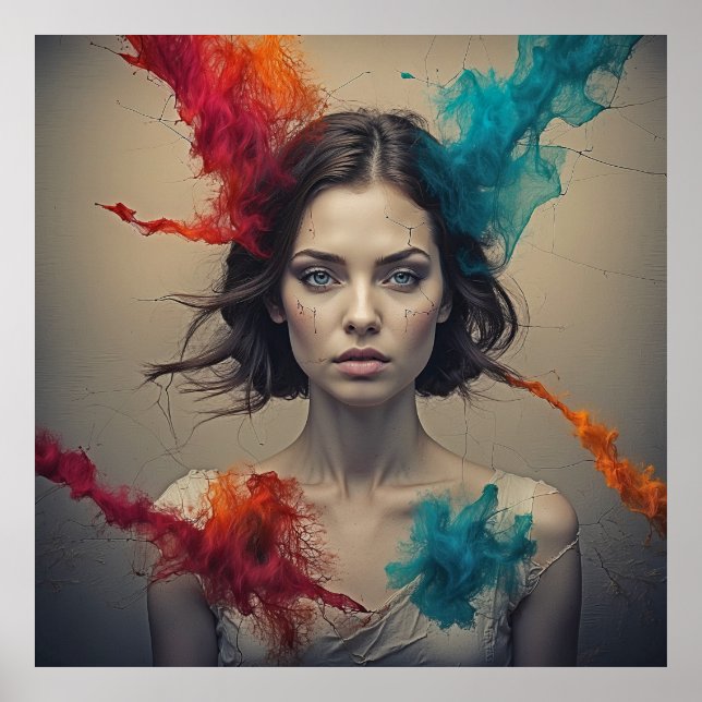 Dreamscape Beauty - Ethereal Kunst Poster (Vorne)