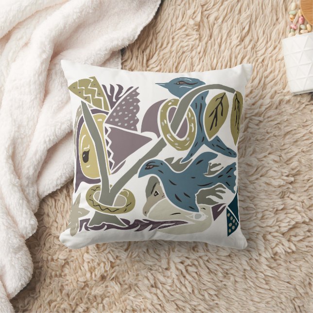 Dreamscape Birds TWArt 13 Kissen (Decke)