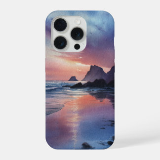 Dreamscape Coastal Sunset Cover iPhone 15  Pro Hülle