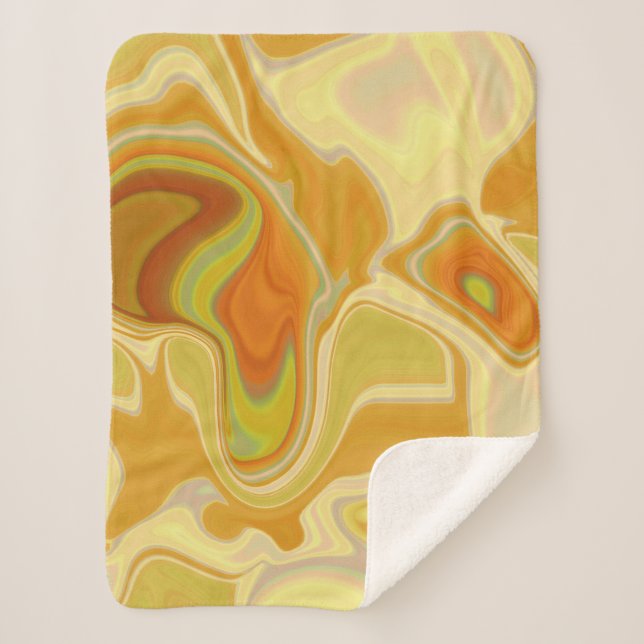 Dreamscape in Gold Sherpadecke (Vorderseite)