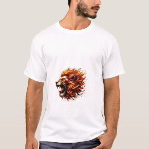 Dreamscape T-Shirt: Whimsiklione mit Wasserfarbe w T-Shirt