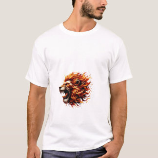 Dreamscape T-Shirt: Whimsiklione mit Wasserfarbe w T-Shirt