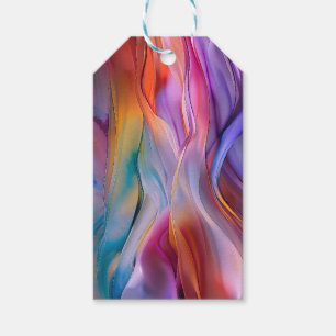 "Dreamscape Waves" Zeitgenössische Abstrakte Kunst Geschenkanhänger