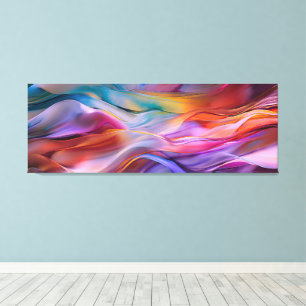 "Dreamscape Waves" Zeitgenössische Abstrakte Kunst Leinwanddruck