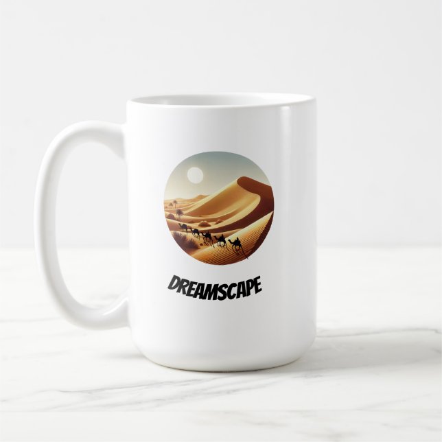 Dreamscape Wüste Sonnenuntergang - Sahara Adventur Kaffeetasse (Links)