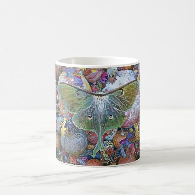 DreamVision Spirit Animal Luna Moth Kaffeetasse (Mittel)