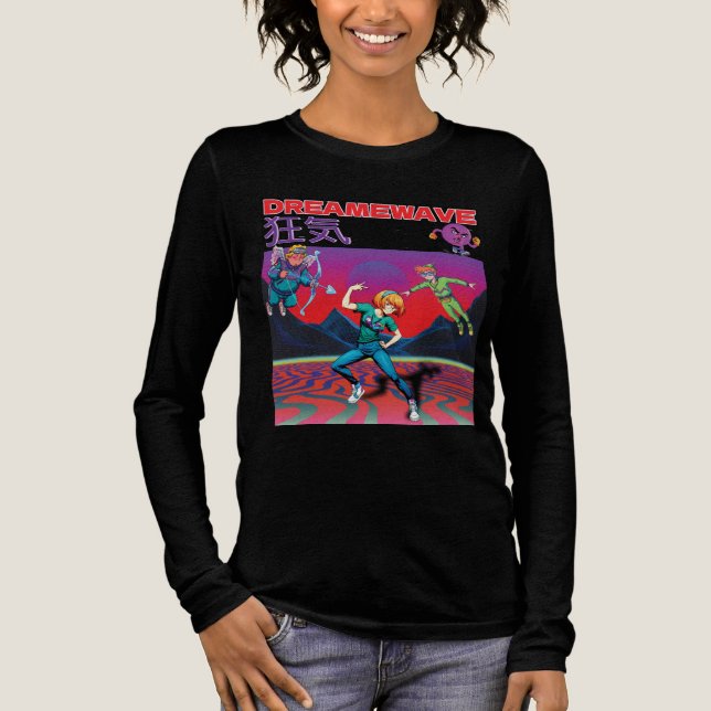 DREAMWAVE-Wahnsinn Tri-Blend Shirt (Vorderseite)