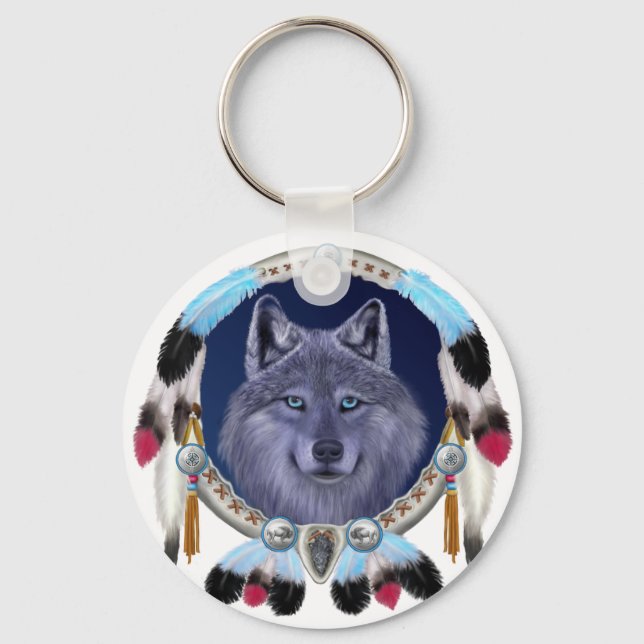 DREAMWOLF SCHLÜSSELANHÄNGER (Vorderseite)