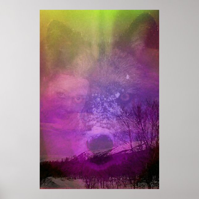 Dreamwolves Shaman Protrait Poster (Vorne)