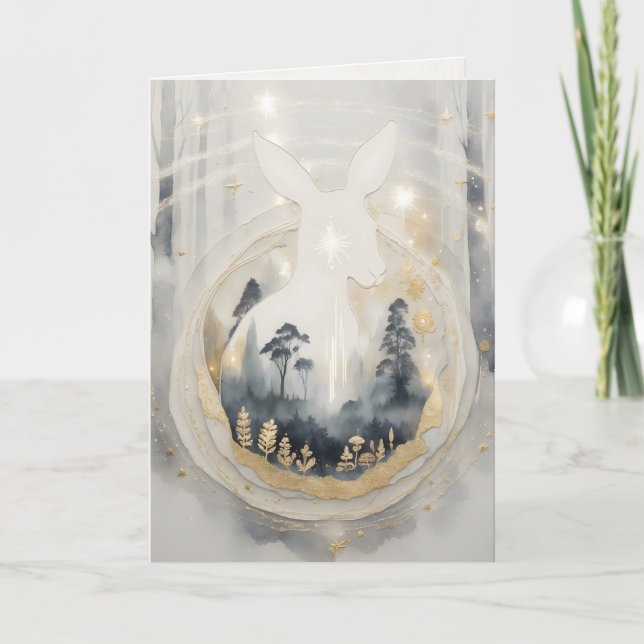 Dreamwoven Guardian Kangaroo (Marlu) – Golden Fore Karte (Vorderseite)