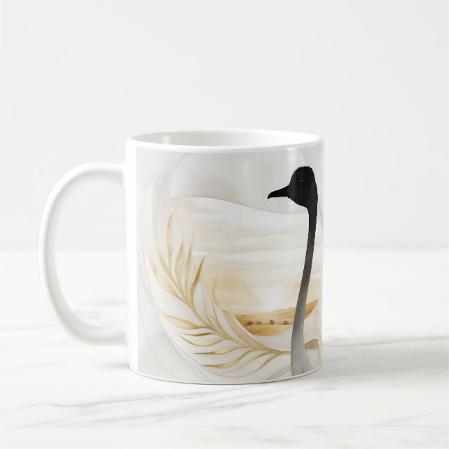 Dreamwoven Guardian Ostrich Mug Kaffeetasse (Links)
