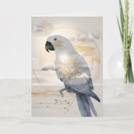 Dreamwoven Guardian Parrot Greeting Card Karte