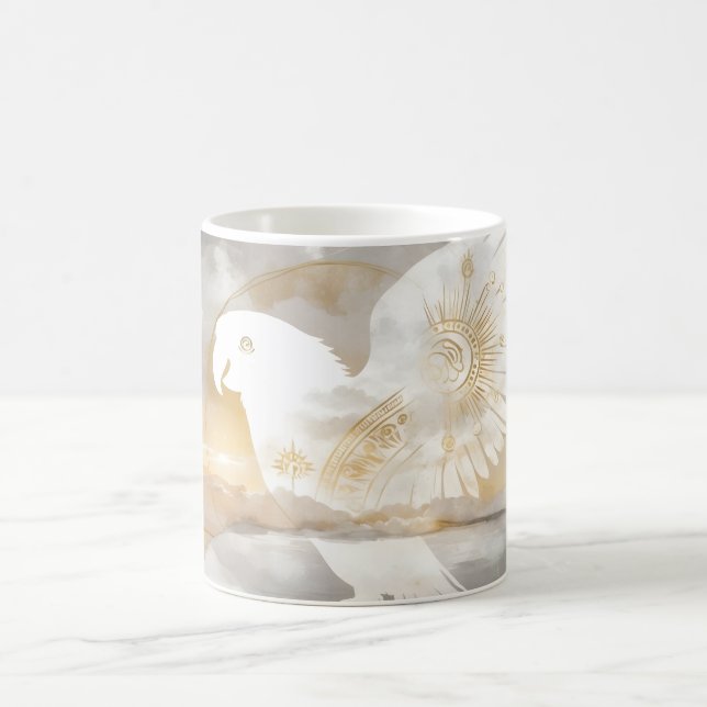 Dreamwoven Guardian Parrot Mug Kaffeetasse (Mittel)