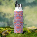 Dreamy Abstract Insulated Water Bottle Trinkflasche<br><div class="desc">Take bold color and dreamy vibes on the go with this Lavender Daze Thor copper vacuum insulated bottle. Featuring soft lavender, vibrant orange, and painterly brushstrokes in a mesmerizing, kaleidoscope-inspired pattern, this bottle blends artistic flair with everyday functionality. Designed to keep drinks hot or cold for hours, it’s perfect for...</div>