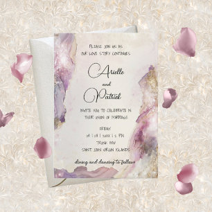 Dreamy Aquarella Faire-part de mariage