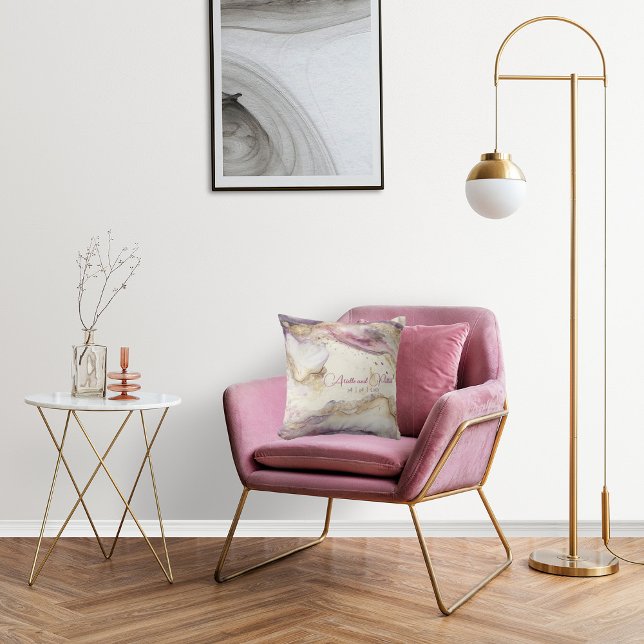 Dreamy Aquarella Throw Kissen (Von Creator hochgeladen)