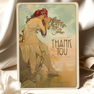 Dreamy Art Nouveau Danky Card Einladung