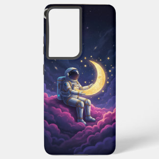 Dreamy Astronaut & Golden Moon - Galactic Magic Il Samsung Galaxy Hülle
