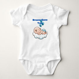Dreamy Baby Bodysuit - Soft Clouds & Sweet Dreams Baby Strampler