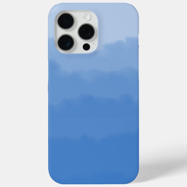 Dreamy blue sky gradient  Case-Mate iPhone hülle (Rückseite)