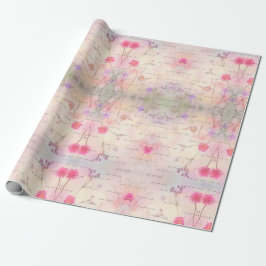 Dreamy Blume Jesus Liebe Sie Geschenkpapier