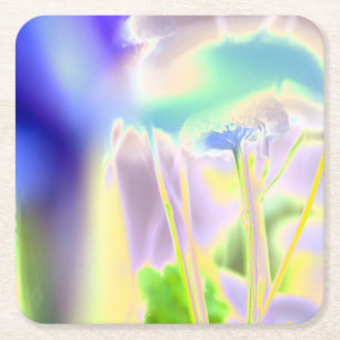 Dreamy Blume Print Paper Untersetzer