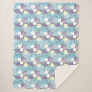 Dreamy Bubble Clouds Sherpa Fleece-Decke Sherpadecke