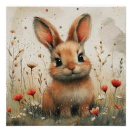 Dreamy Bunny: Ein bisschen Whimsy Bunny Poster