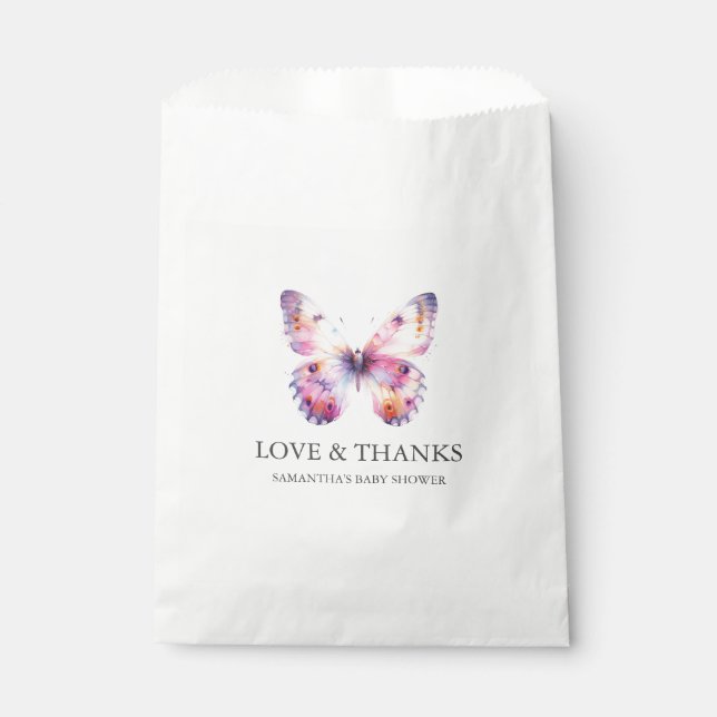 Dreamy Butterfly Favor Bags Geschenktütchen (Vorderseite)