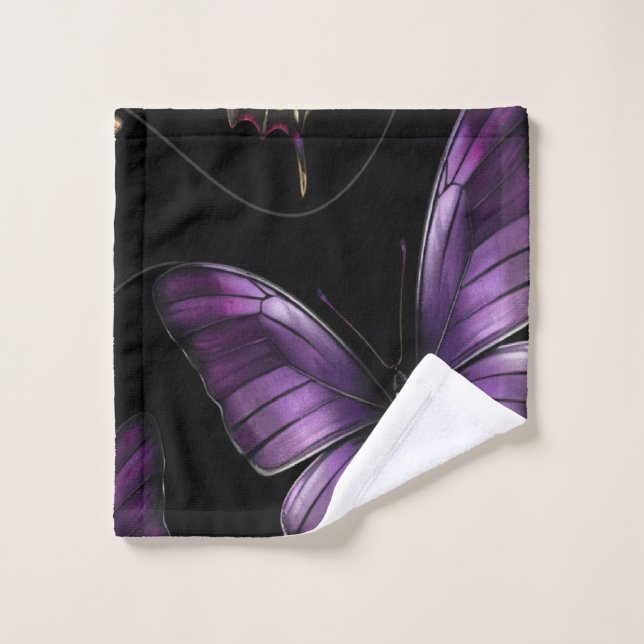 Dreamy Butterfly Pattern Waschlappen (Waschlappen)