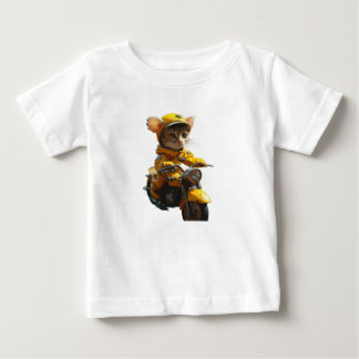 Dreamy Cat équitation un vélo Baby T-Shirt