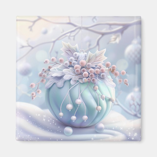 Dreamy Christmas Ornament Magnet (Vorne)