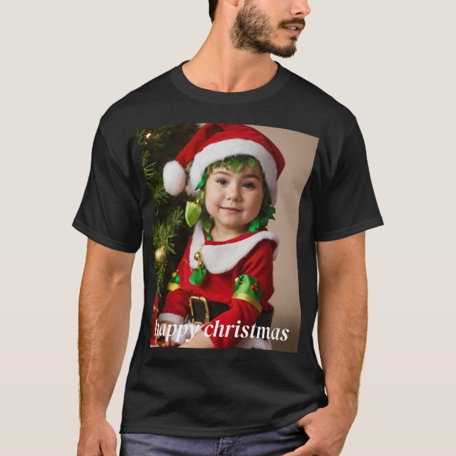 Dreamy Christmas Watercolor T - Shirt Design (Vorderseite)