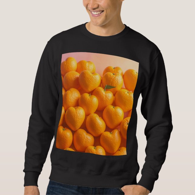 Dreamy Citrus Heart Sweatshirt (Vorderseite)