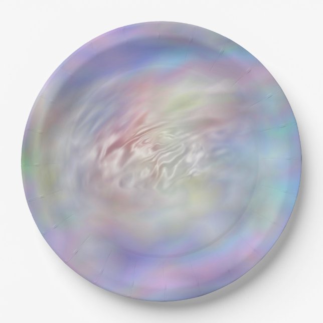 Dreamy Clamshell Mermaid Paper Tellers Pappteller (Vorderseite)