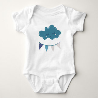 Dreamy Cloud Baby Strampler