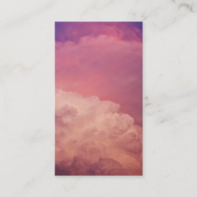 Dreamy Cloud Creative Consultant Business Card Visitenkarte (Vorderseite)