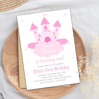 Dreamy Cloud Fairy Tale Party Card Einladung